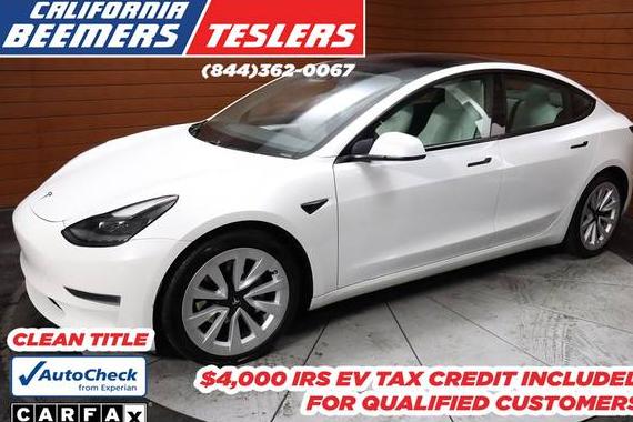 TESLA MODEL 3 2022 5YJ3E1EA8NF336154 image